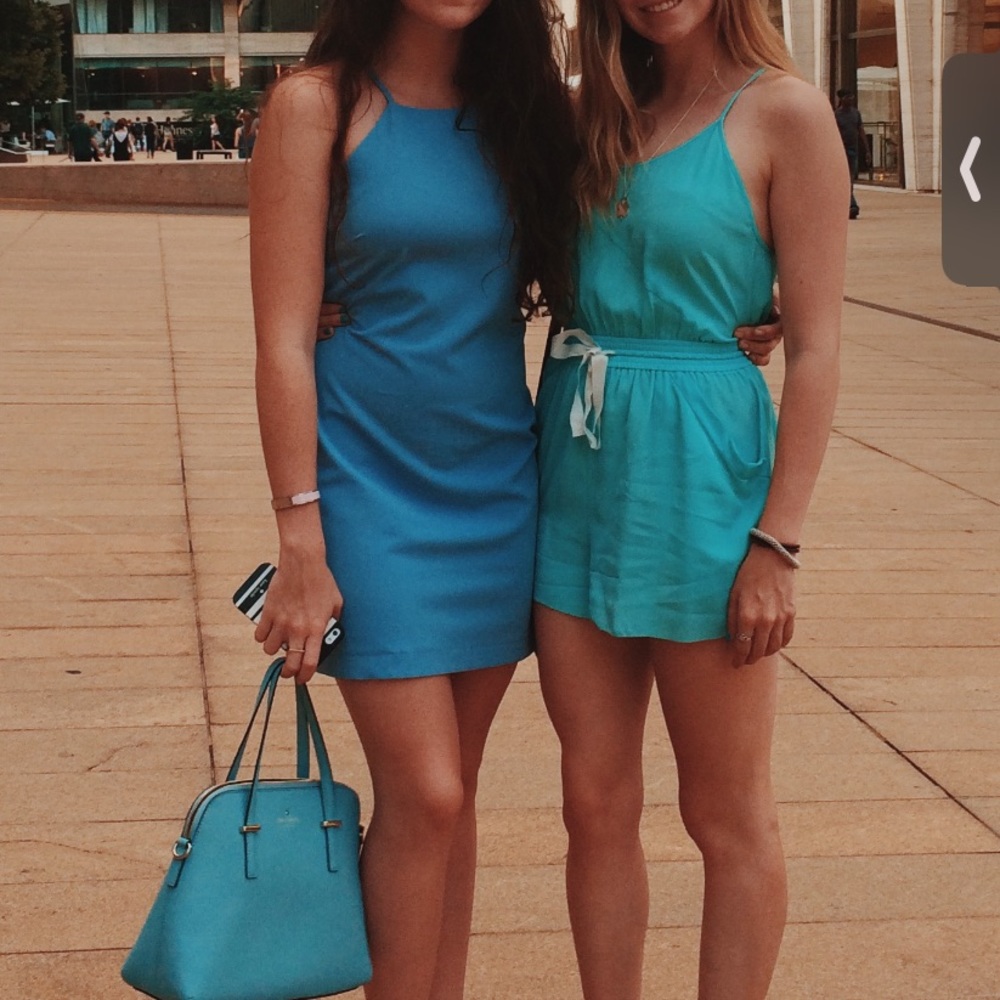 Flirty blue mini dress (LEFT)